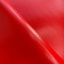 Тентовый материал ПВХ 600 гр/м2 плотная, Красный (Ширина 150см), на отрез  в Красноярске, 600 г/м2, 1189 руб