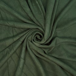 Ткань Флис Односторонний 130 гр/м2, цвет Темный хаки (на отрез)  в Красноярске