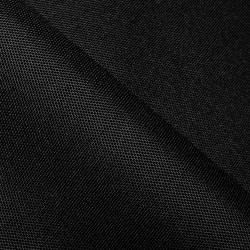 Прорезиненная ткань Оксфорд 600D ПВХ, Черный  в Красноярске, 340 г/м2, 359 руб