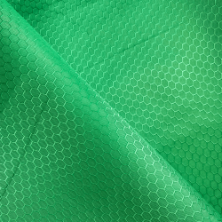Ткань Оксфорд 300D PU Рип-Стоп СОТЫ, цвет Зелёный (на отрез)  в Красноярске